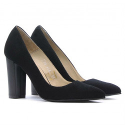 Zapatos elegantes de mujer 1261 negro antílope