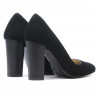 Zapatos elegantes de mujer 1261 negro antílope