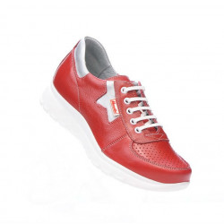 Zapatillas deportivas mujer 680 rojo combinado