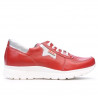 Zapatillas deportivas mujer 680 rojo combinado