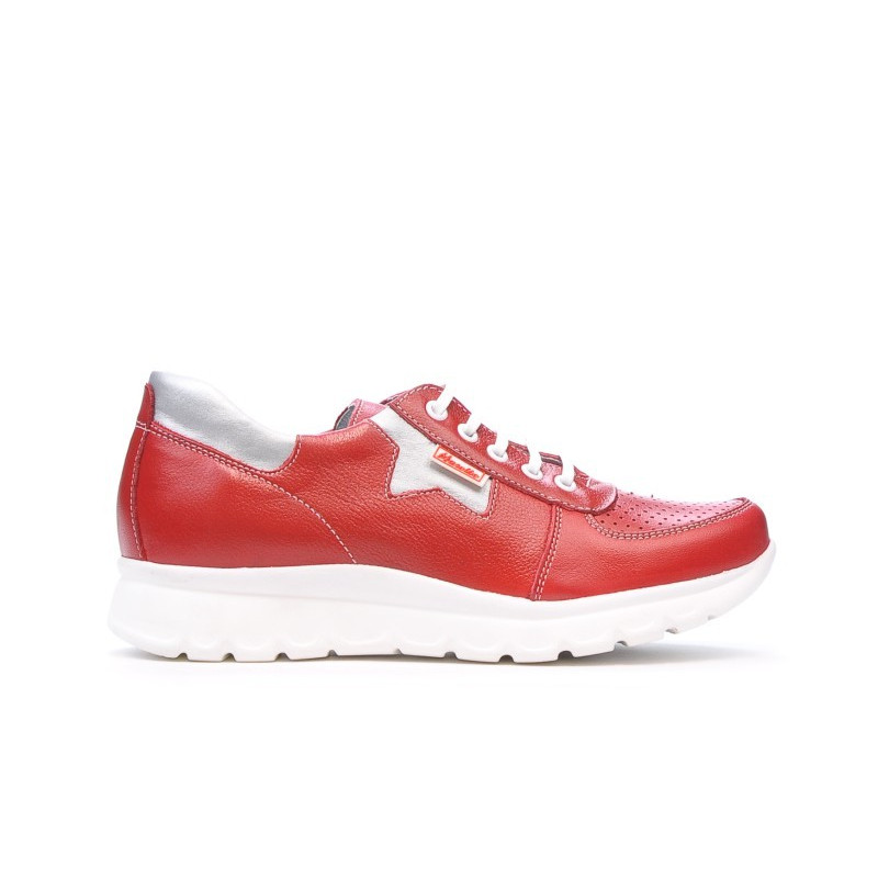 Zapatillas deportivas mujer 680 rojo combinado