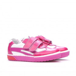 Zapatos para niños pequeños 16-1c rosa+blanco