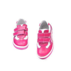 Zapatos para niños pequeños 16-1c rosa+blanco