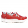 Zapatillas deportivas mujer 680 rojo combinado