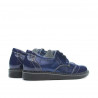 Zapatos para niños pequeños 60c charol índigo combinado