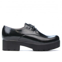 Zapatos casual de dama 660 charol negro01