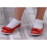 Zapatos para niños 141 charol rojo