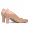 Zapatos elegantes de mujer 1209 charol nude