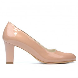 Zapatos elegantes de mujer 1209 charol nude