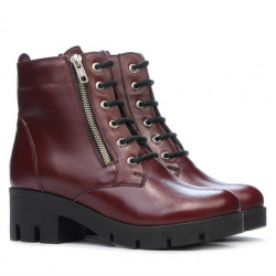 Botines de mujer 3307 burdeos