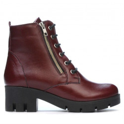 Botines de mujer 3307 burdeos