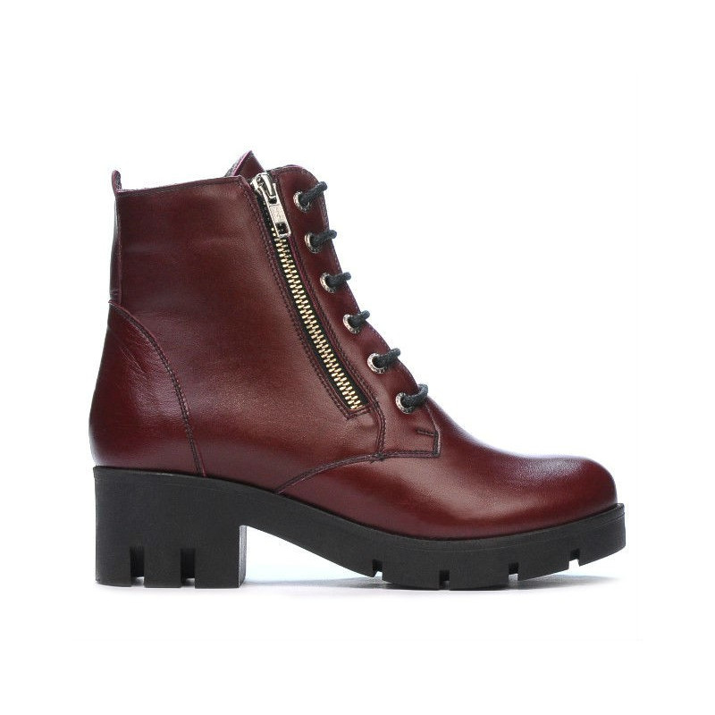 Botines de mujer 3307 burdeos