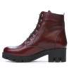 Botines de mujer 3307 burdeos