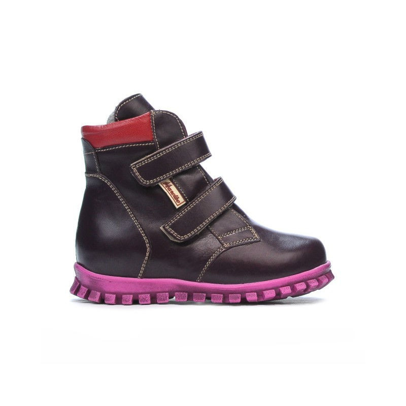 Botas para niños pequeños 32c morado combinado 1