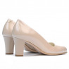 Zapatos elegantes de mujer 1209 charol beige nácar