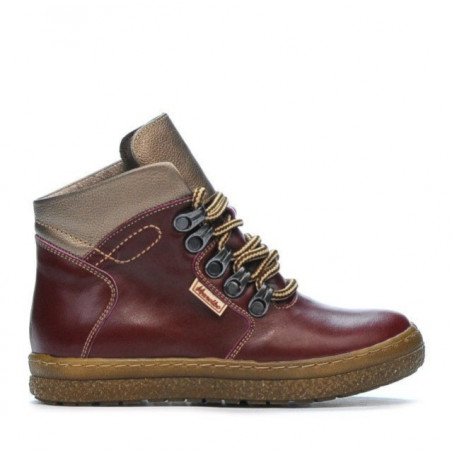 Botas para niños 3006 burdeos combinado