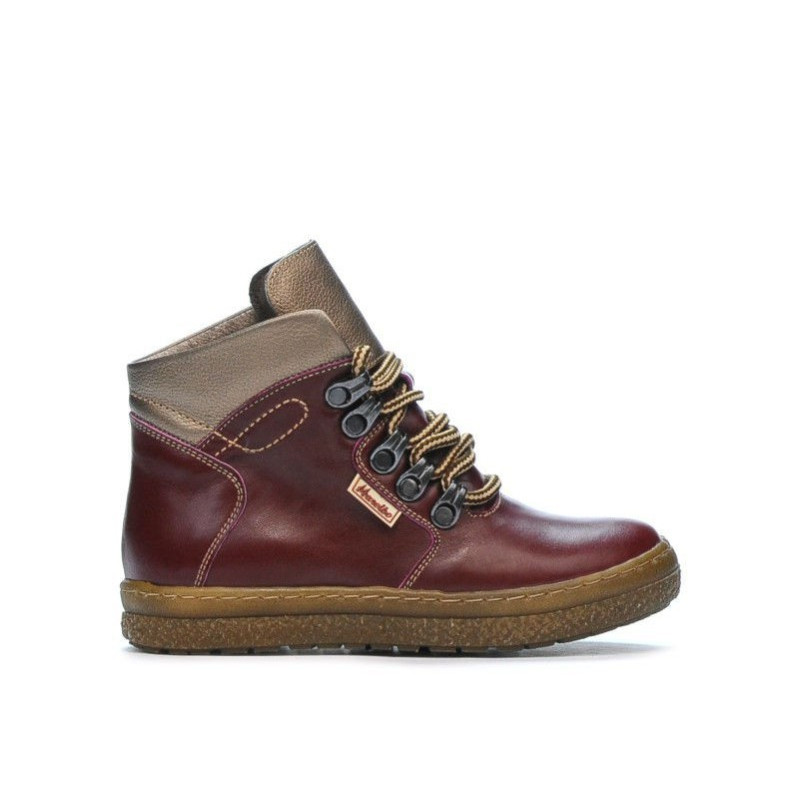 Botas para niños 3006 burdeos combinado