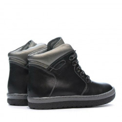 Botas niños 3006 negro combinado