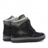 Botas niños 3006 negro combinado