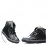 Botas niños 3006 negro combinado