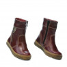 Botines para niños pequeños 34c burdeos+cobre