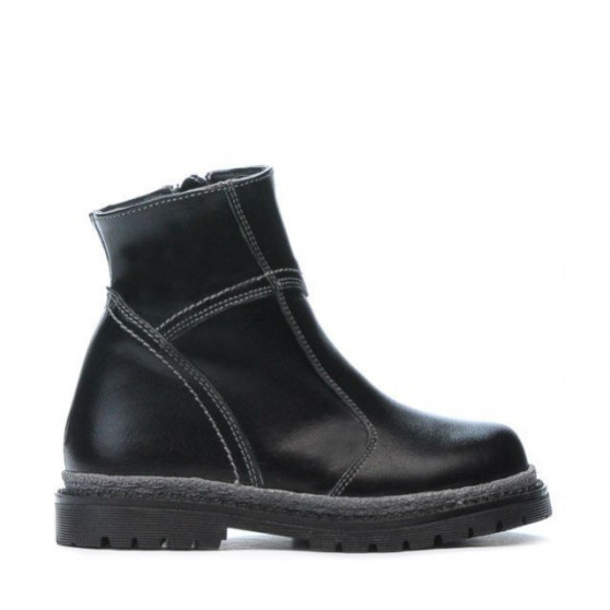Botines para niños pequeños 35c negro