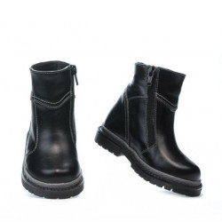 Botines para niños pequeños 35c negro
