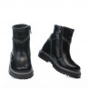 Botines para niños pequeños 35c negro