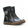 Botas para niños pequeños 34c negro+cobre