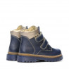 Botas para niños pequeños 37c índigo+bronceado