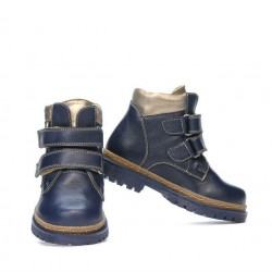 Botas para niños pequeños 37c índigo+bronceado