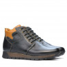 Botas hombres 495 negro+marrón