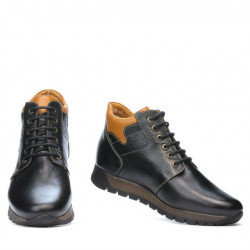 Botas hombres 495 negro+marrón