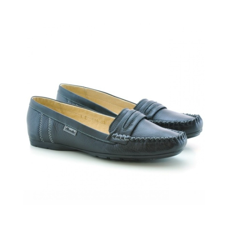 Mocasines mujer 619 negro