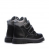 Botas para niños pequeños 37c negro+plateado