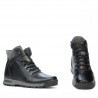 Botines para hombres 496 negro