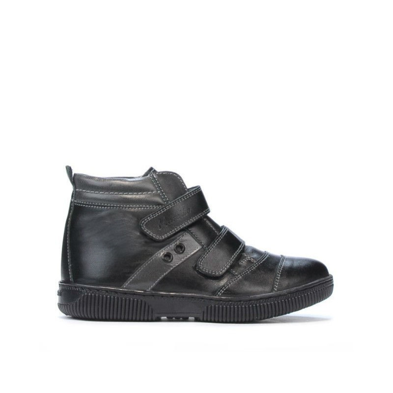 Botines para niños 3207-1 negro+gris