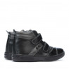Botines para niños 3207-1 negro+gris
