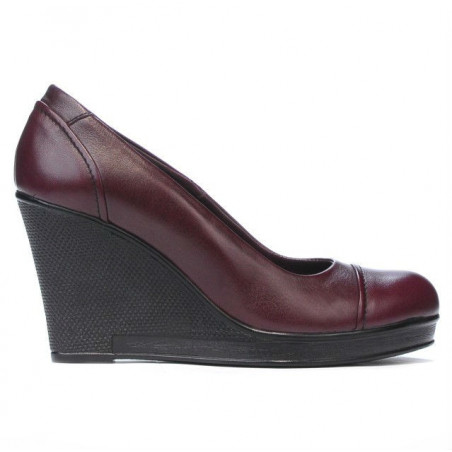 Zapatos casuales mujer 177 burdeos