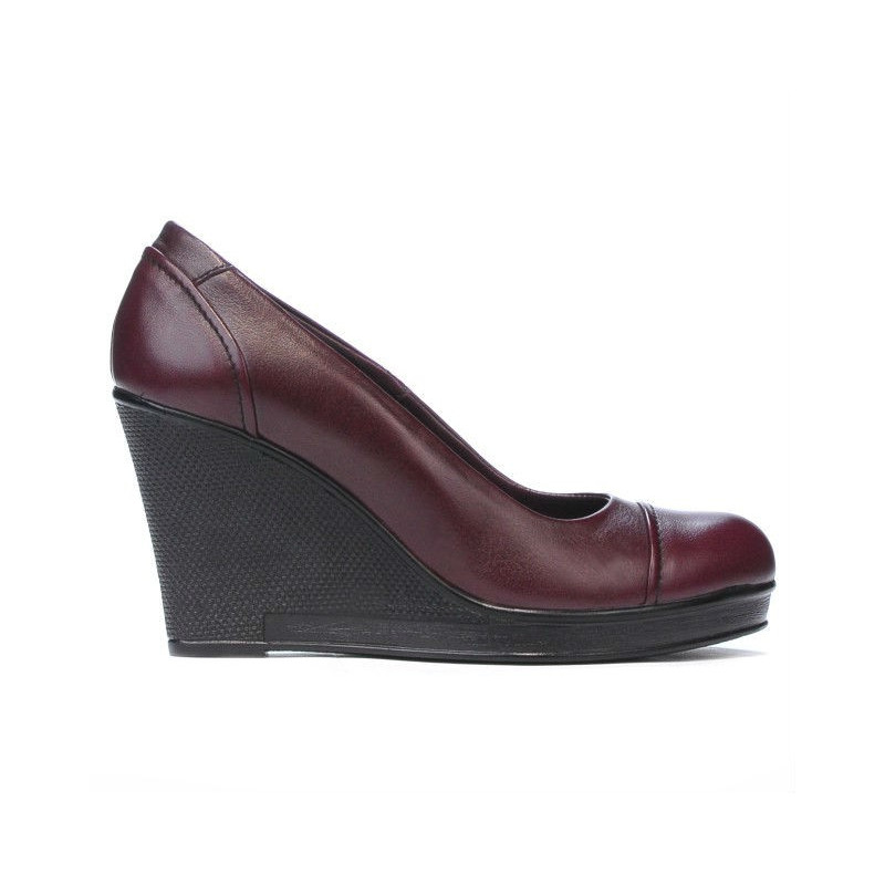 Zapatos casuales mujer 177 burdeos