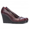 Zapatos casuales mujer 177 burdeos