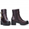 Botas mujer 3312 en burdeos