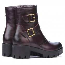 Botas mujer 3312 en burdeos