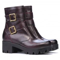 Botas mujer 3312 en burdeos