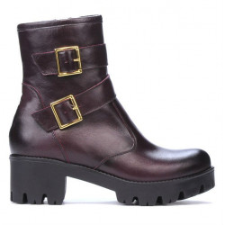 Botas mujer 3312 en burdeos