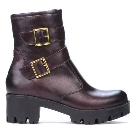 Botas mujer 3312 en burdeos