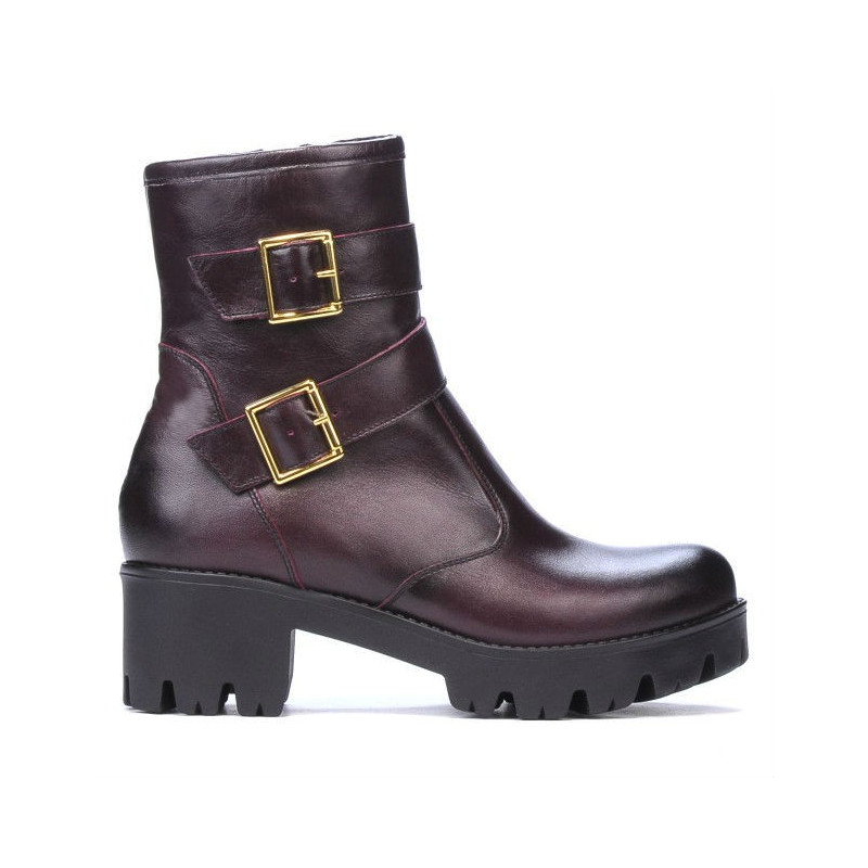 Botas mujer 3312 en burdeos