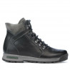 Botines para hombres 496 negro