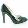 Zapatos elegantes de mujer 1233 charol negro