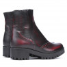 Botines mujer 3314 a rojo